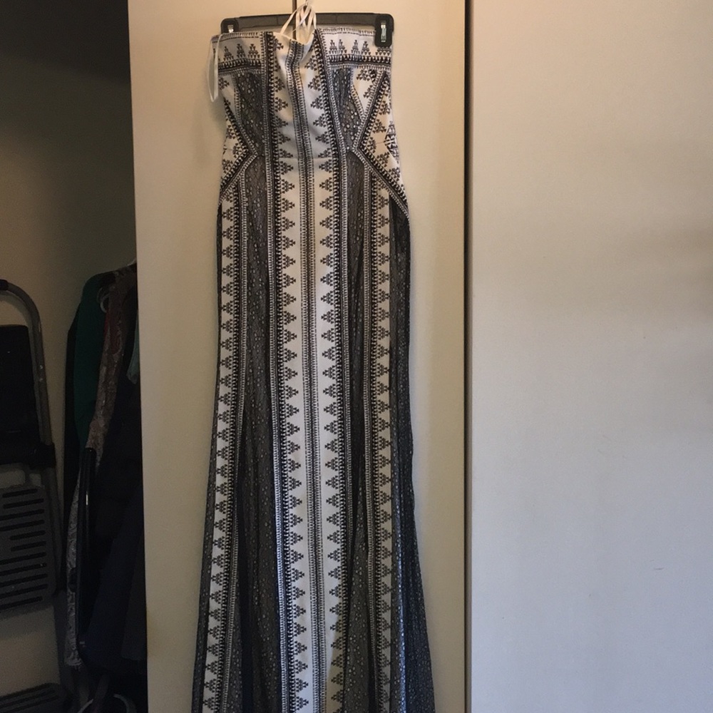 Black and White Formal dress